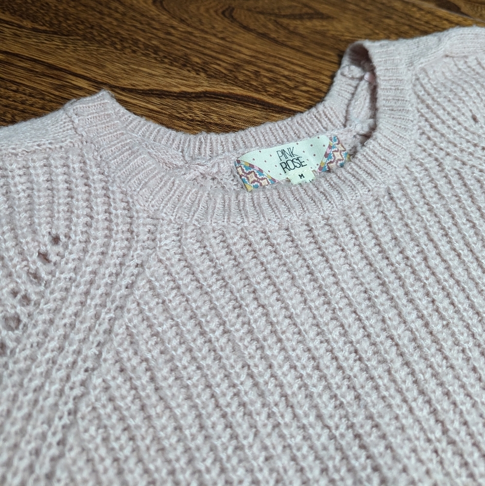 Pink Knit Sweater